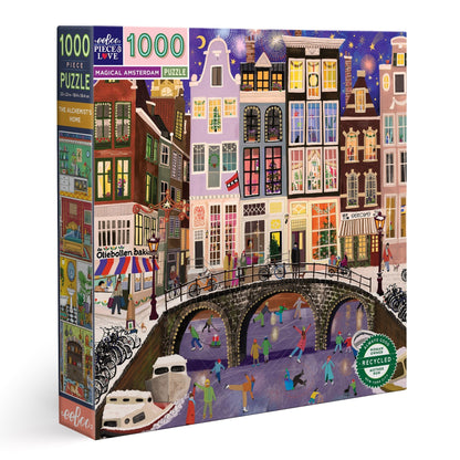 Varázslatos Amszterdam Eeboo 1000 darabos kirakó puzzle (EB-PZTAMD 689196513657) - puzzlegarden