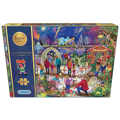 Varázslatos karácsony - aranyfóliás Gibsons 1000 darabos kirakó puzzle (G - G2024 5012269020243) - puzzlegarden