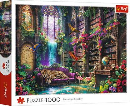 Varázslatos könyvtár Trefl 1000 darabos kirakó puzzle (TR-10975) - puzzlegarden