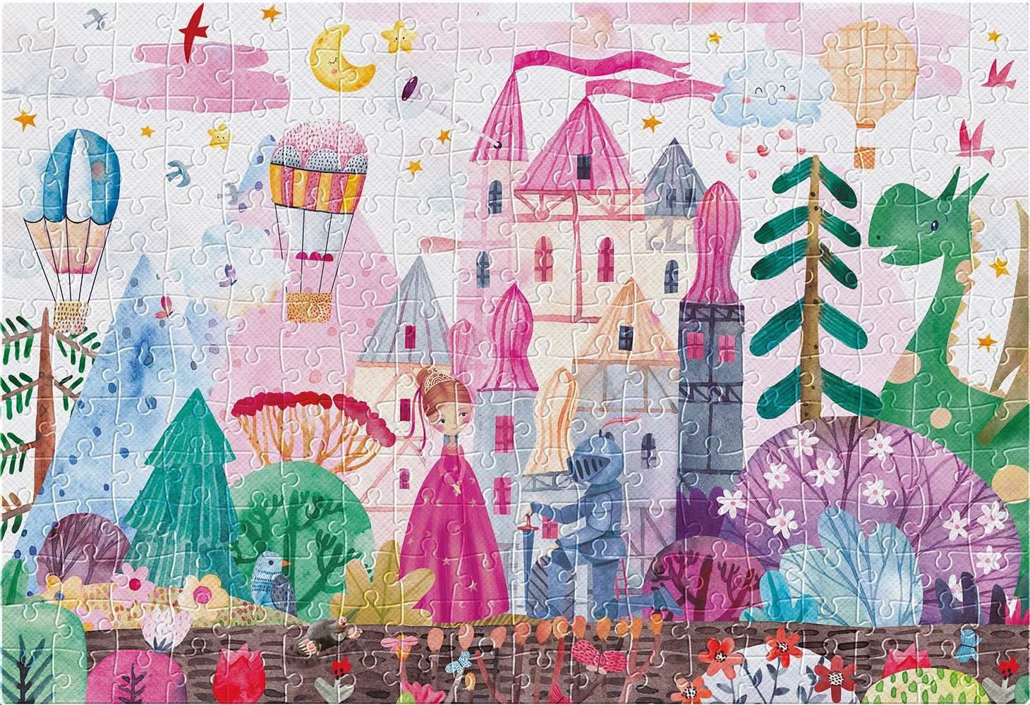 Várkastély Interdruk 250 darabos kirakó puzzle (ID-PUZ250KC) - puzzlegarden