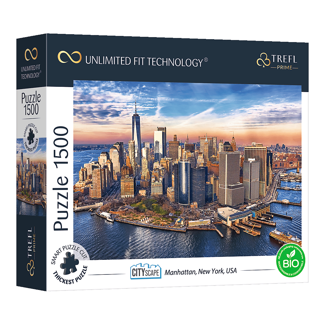 Városkép: Manhattan, New York, USA Trefl 1500 darabos kirakó puzzle (TR-26189) - puzzlegarden