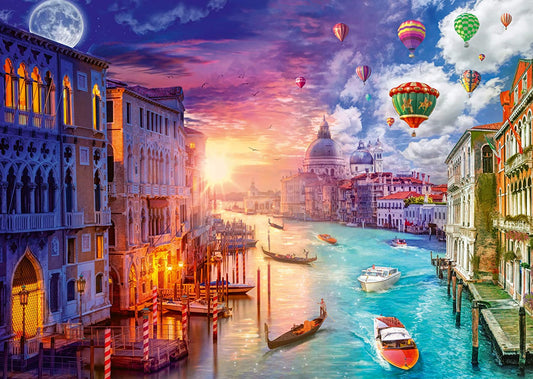 Velence - Éjjel - nappal Schmidt Spiele 1000 darabos kirakó puzzle (SCH - 59906) - puzzlegarden