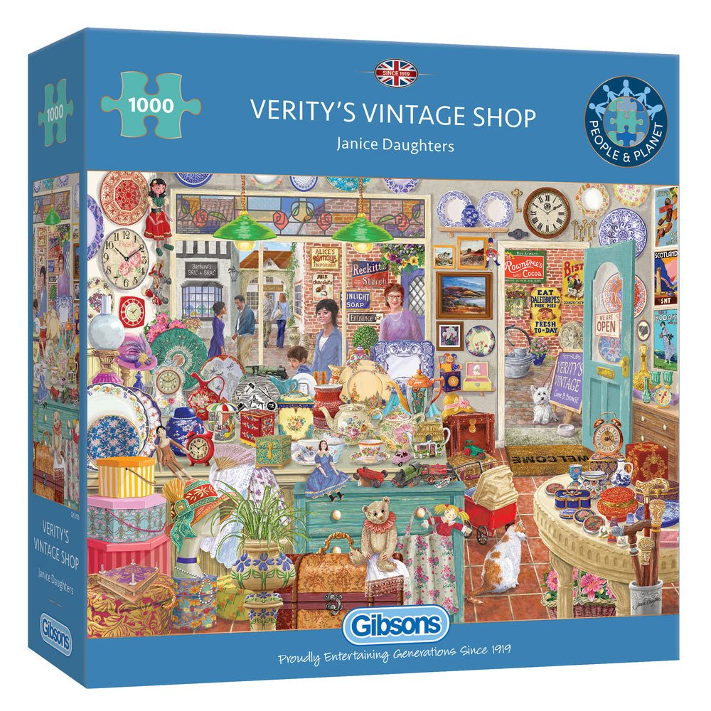 Verity's Vintage Shop Gibsons 1000 darabos kirakó puzzle (G - G6355 5012269063554) - puzzlegarden