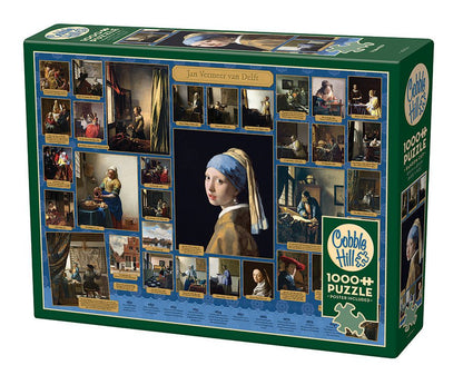 Vermeer Kollázs Cobble Hill 1000 darabos kirakó puzzle (CH - 40104 625012401043) - puzzlegarden