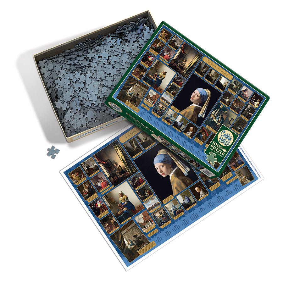 Vermeer Kollázs Cobble Hill 1000 darabos kirakó puzzle (CH - 40104 625012401043) - puzzlegarden