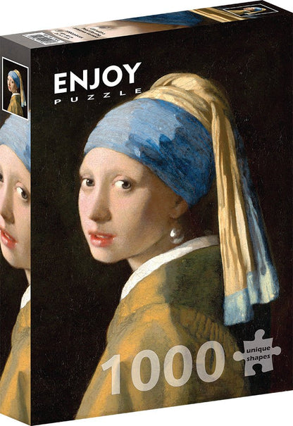 Vermeer - Leány gyöngy fülbevalóval Enjoy 1000 darabos kirakó puzzle (EN-1164 5949194011643) - puzzlegarden