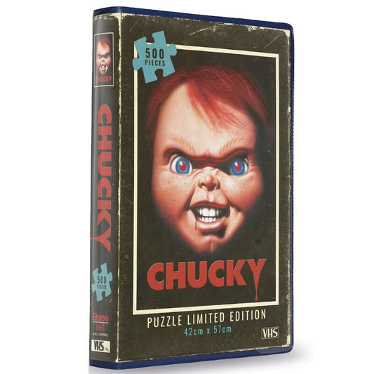 VHS Kollekció - Chucky SD-Toys 500 darabos kirakó puzzle (SD-VHSCHCK 8435450255885) - puzzlegarden