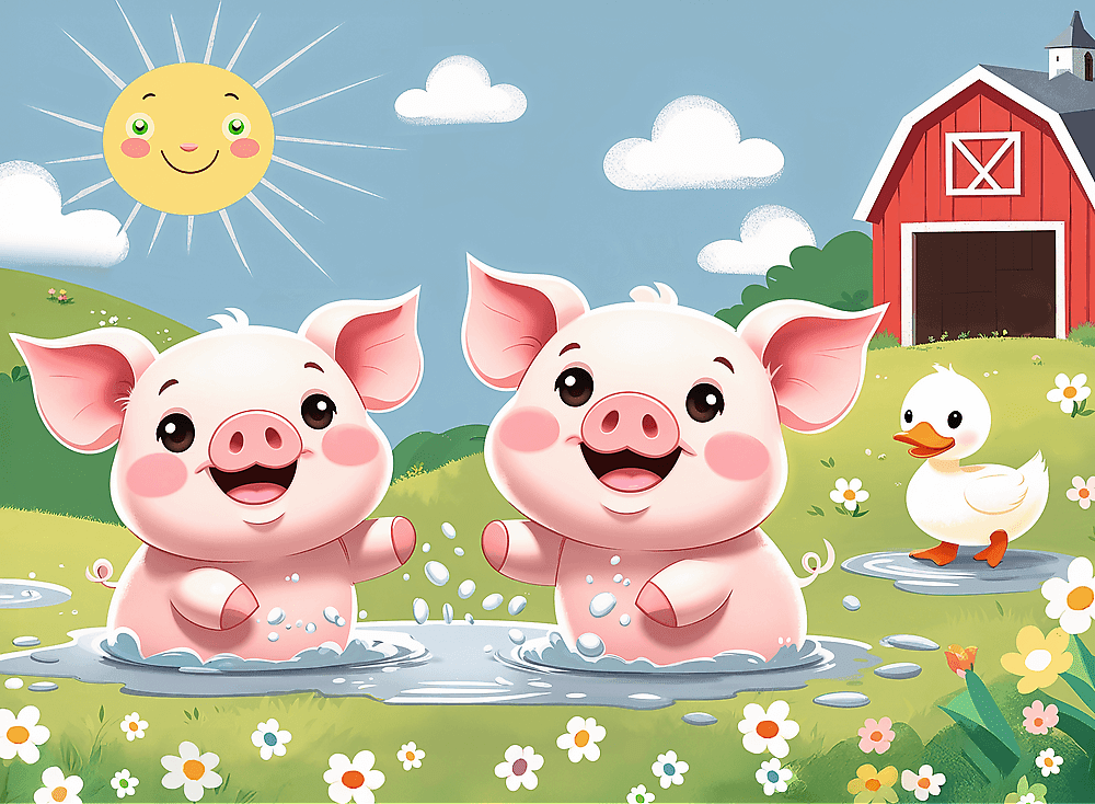 Vidám falusi élet Trefl 30 darabos kirakó puzzle (TR-18334) - puzzlegarden