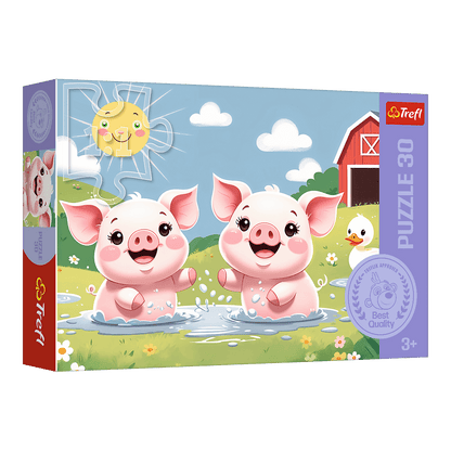 Vidám falusi élet Trefl 30 darabos kirakó puzzle (TR-18334) - puzzlegarden
