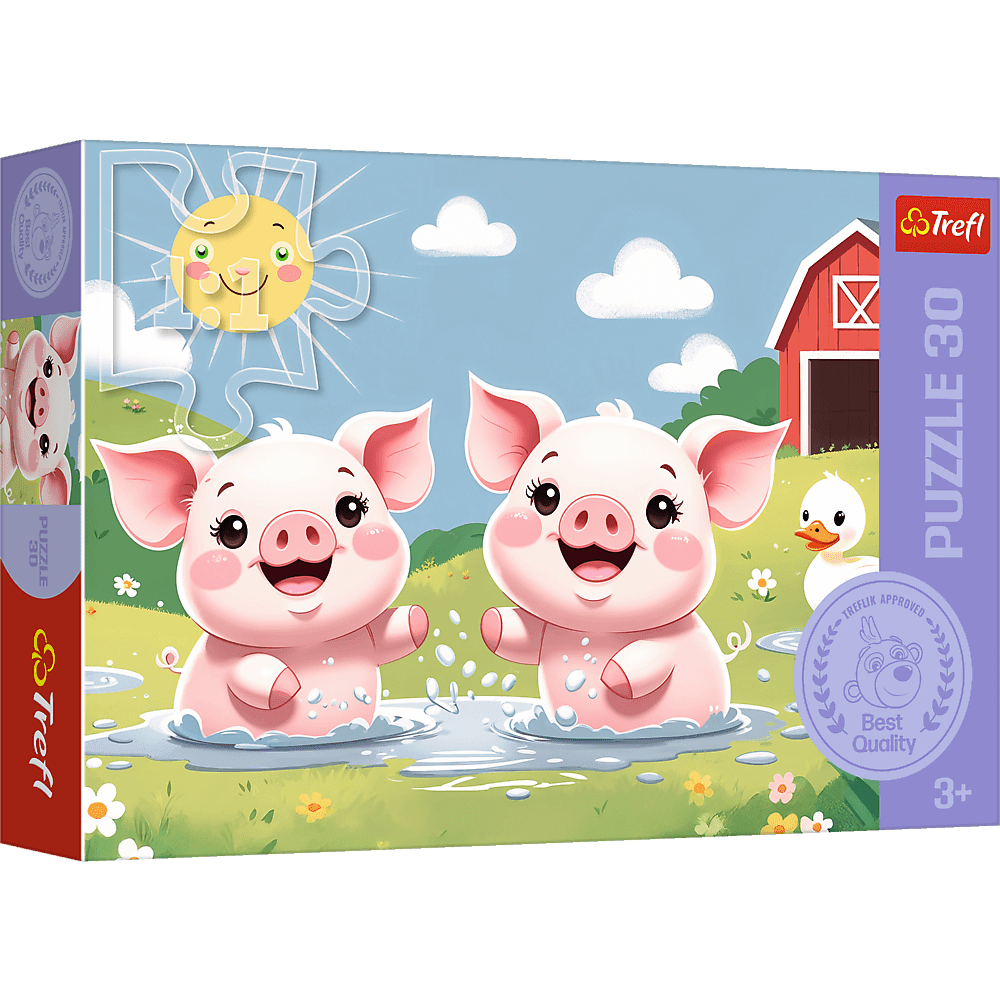 Vidám falusi élet Trefl 30 darabos kirakó puzzle (TR-18334) - puzzlegarden