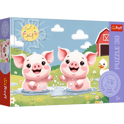 Vidám falusi élet Trefl 30 darabos kirakó puzzle (TR-18334) - puzzlegarden