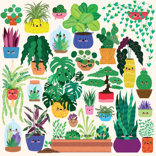 Vidám Növénykék Mudpuppy 500 darabos kirakó puzzle (GA - M050922D) - puzzlegarden