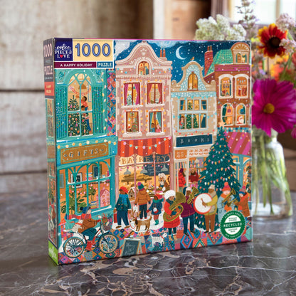 Vidám Ünnepek Eeboo 1000 darabos kirakó puzzle (EB-PZTHOD 689196513688) - puzzlegarden