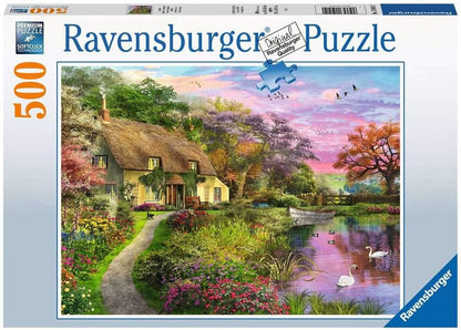 Vidéki házikó Ravensburger 500 darabos kirakó puzzle (RA-15041 4005556150410) - puzzlegarden