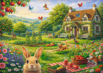 Vidéki házikó Trefl 1000 darabos kirakó puzzle (TR-10995) - puzzlegarden