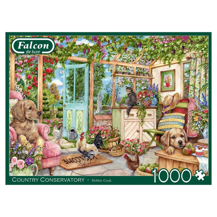 Vidéki télikert Falcon 1000 darabos kirakó puzzle (FA - 11314 8710126113141) - puzzlegarden