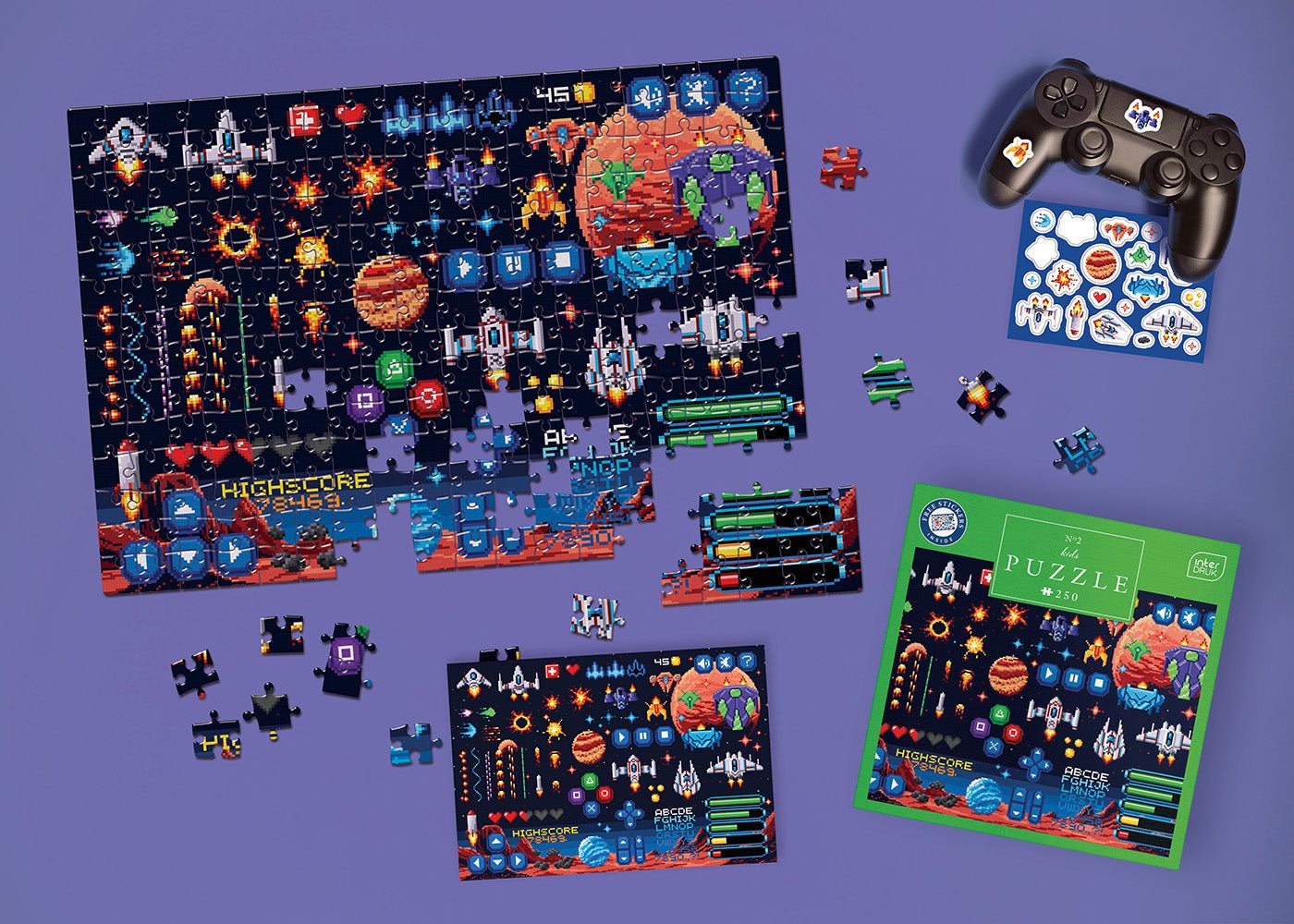 Videójáték Interdruk 250 darabos kirakó puzzle (ID-PUZ250KG) - puzzlegarden