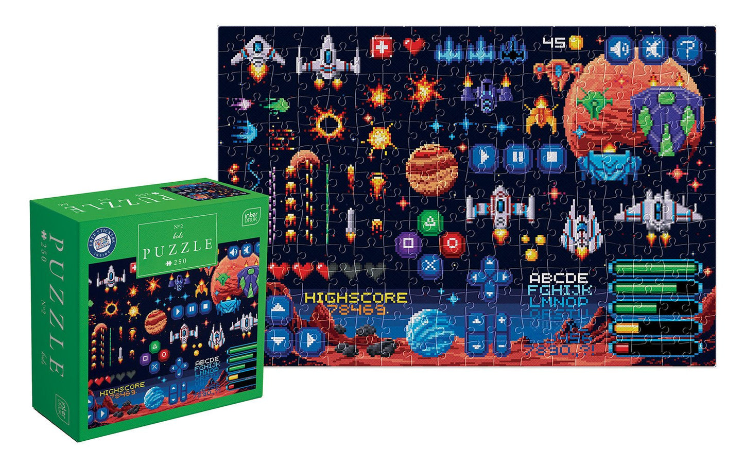 Videójáték Interdruk 250 darabos kirakó puzzle (ID-PUZ250KG) - puzzlegarden
