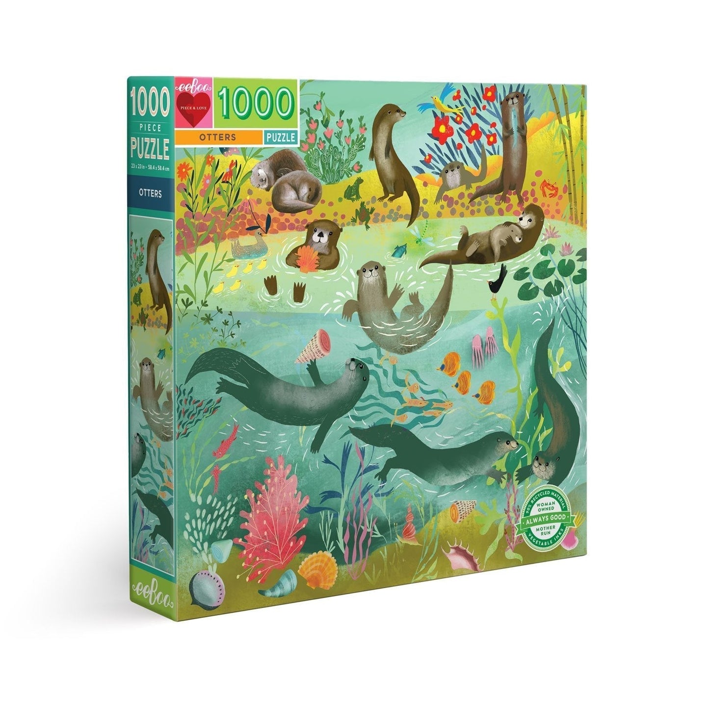 Vidrák Eeboo 1000 darabos kirakó puzzle (EB-PZTOTR 689196509995) - puzzlegarden