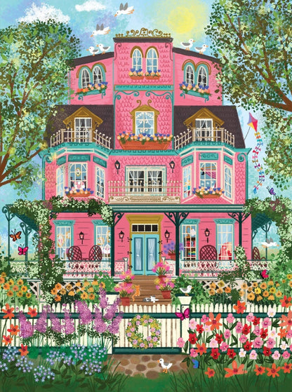 Viktoriánus ház - aranyfóliás Galison 1000 darabos kirakó puzzle (GA-9780735384675) - puzzlegarden