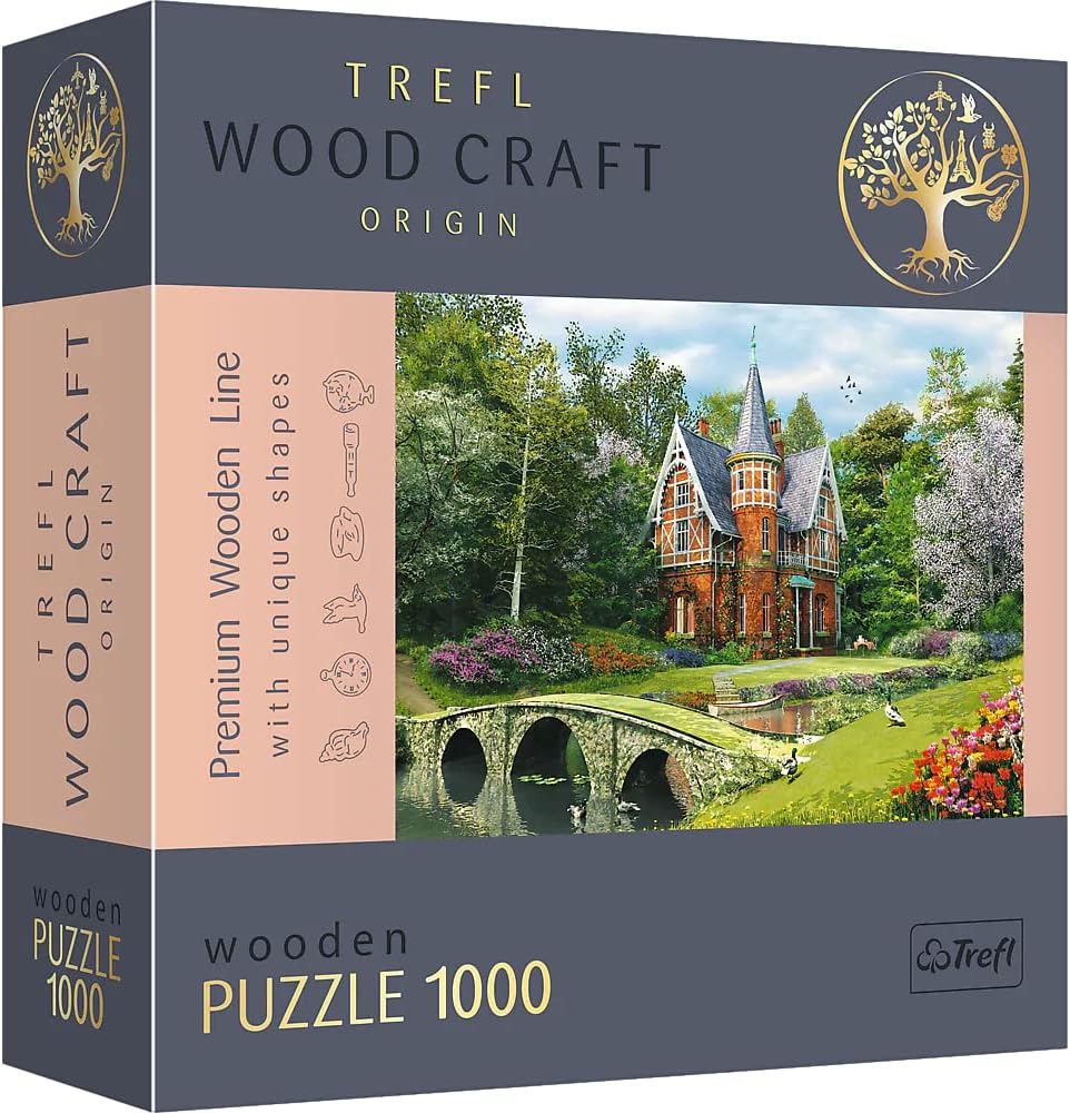 Viktoriánus Ház - Fa kirakó Trefl Wood Craft 1000 darabos kirakó puzzle (TR - 20145 5900511201451) - puzzlegarden