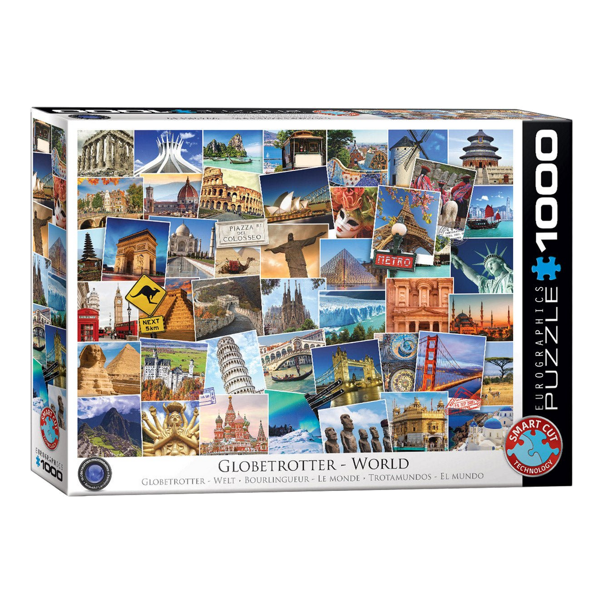 Világjáró - A Világ Eurographics 1000 darabos kirakó puzzle (EUR-6000-0751) - puzzlegarden