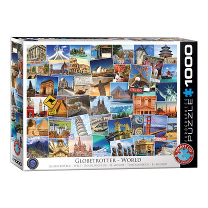 Világjáró - A Világ Eurographics 1000 darabos kirakó puzzle (EUR-6000-0751) - puzzlegarden