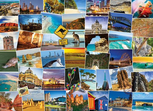 Világjáró - Ausztrália Eurographics 1000 darabos kirakó puzzle (EUR - 6000 - 0753) - puzzlegarden