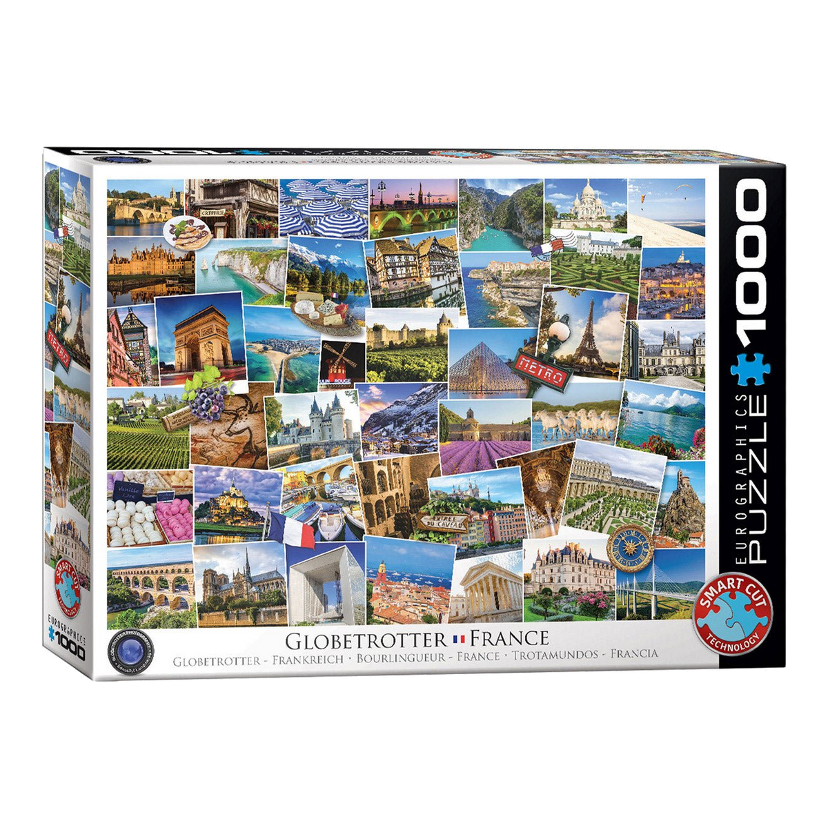 Világjáró - Franciaország Eurographics 1000 darabos kirakó puzzle (EUR-6000-5466) - puzzlegarden