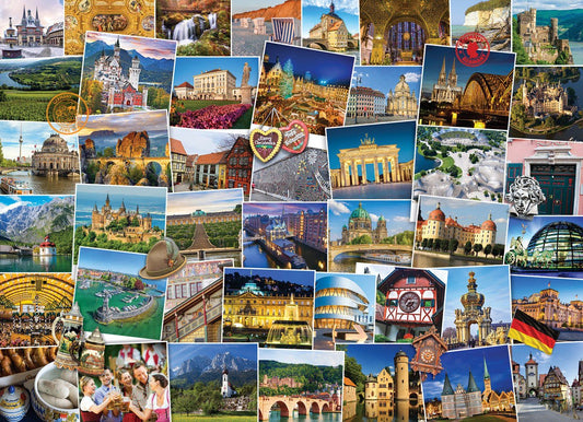 Világjáró - Németország Eurographics 1000 darabos kirakó puzzle (EUR - 6000 - 5465) - puzzlegarden