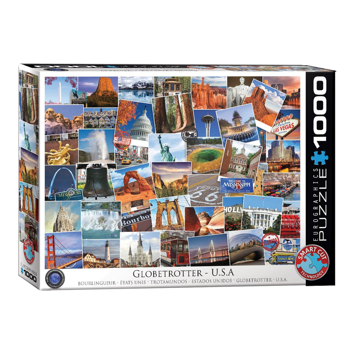 Világjáró - USA Eurographics 1000 darabos kirakó puzzle (EUR-6000-0750) - puzzlegarden