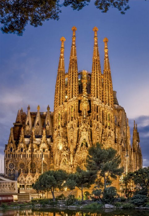 Világörökség - Sagrada Familia, Barcelona Educa 1000 darabos kirakó puzzle (ED-17097 8412668170971) - puzzlegarden