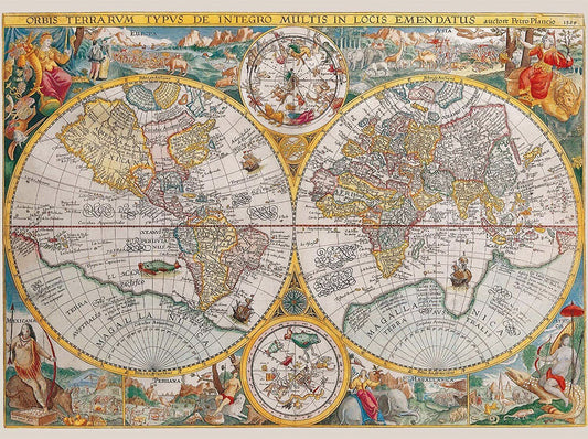 Világtérkép 1594 Ravensburger 1500 darabos kirakó puzzle (RA-16381 4005556163816) - puzzlegarden