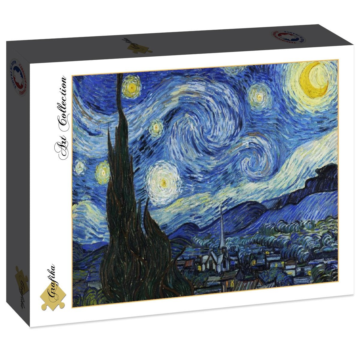 Vincent Van Gogh - Csillagos Éj Grafika 2000 darabos kirakó puzzle (GR-F-30084 3663384300844) - puzzlegarden