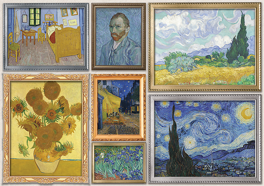 Vincent van Gogh kollekció Trefl 1000 darabos kirakó puzzle (TR-10973) - puzzlegarden