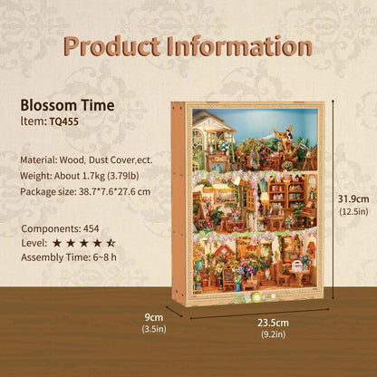 Virágba Borult Otthon – Keretes Miniatűr Tonecheer 454 darabos kirakó puzzle (TC-TQ455) - puzzlegarden