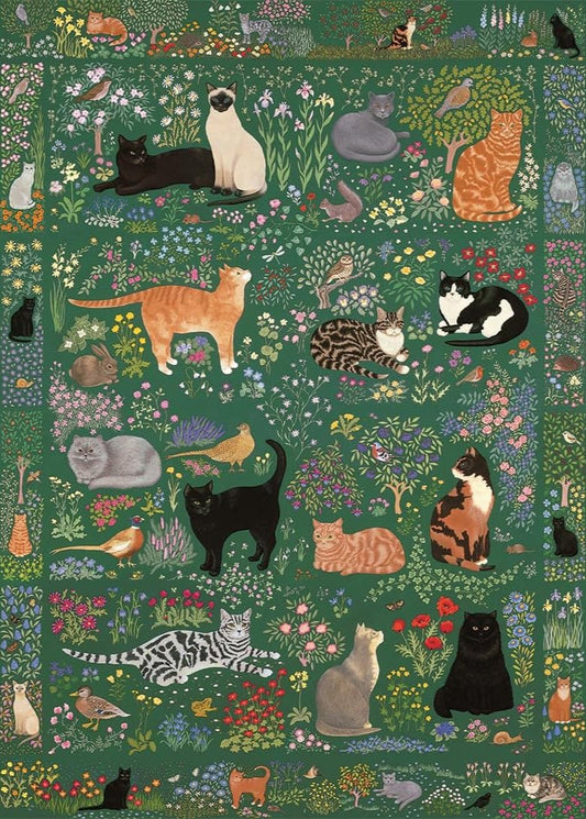 Virágba szőtt kert Gibsons 1000 darabos kirakó puzzle (G - G7165) - puzzlegarden