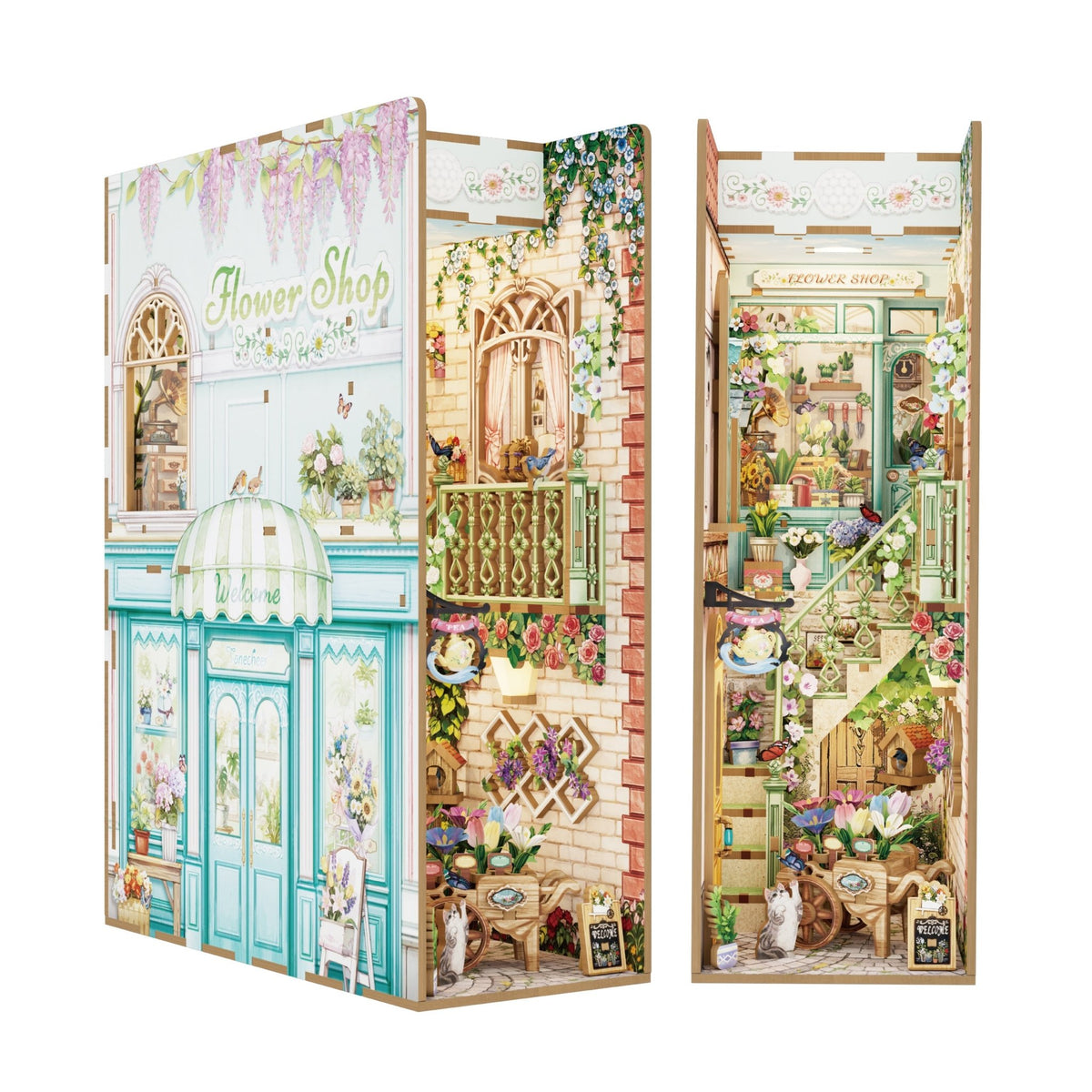Virágbolt Könyvkuckó Tonecheer 288 darabos kirakó puzzle (TC-TQ141) - puzzlegarden