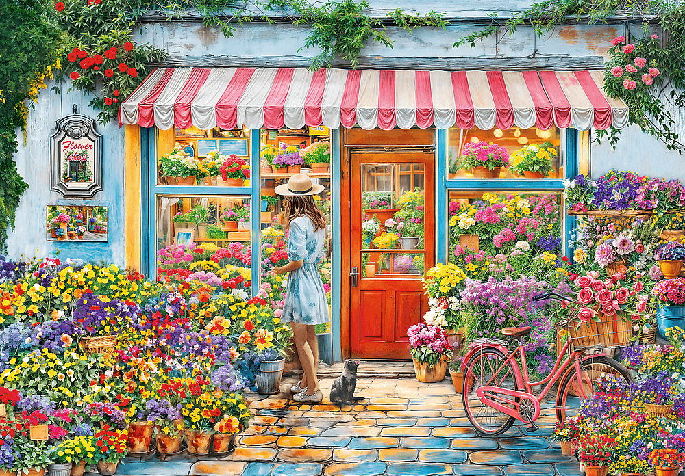 Virágbolt Trefl 1000 darabos kirakó puzzle (TR-10981) - puzzlegarden