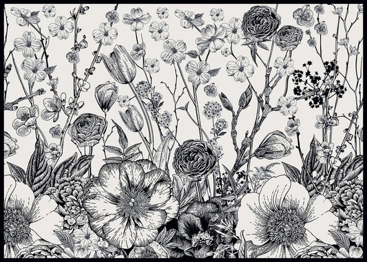 Virágok 1 Interdruk 1000 darabos kirakó puzzle (ID-PUZ1000FLO1) - puzzlegarden