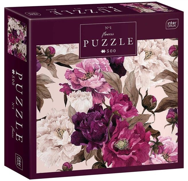 Virágok 1 Interdruk 500 darabos kirakó puzzle (ID-PUZ500FLO1) - puzzlegarden