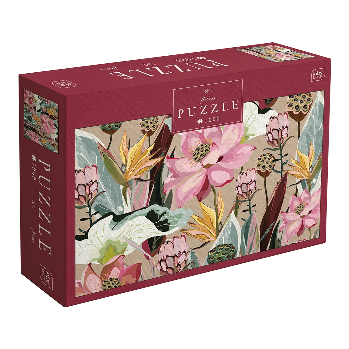 Virágok 2 Interdruk 1000 darabos kirakó puzzle (ID-5902277326195) - puzzlegarden