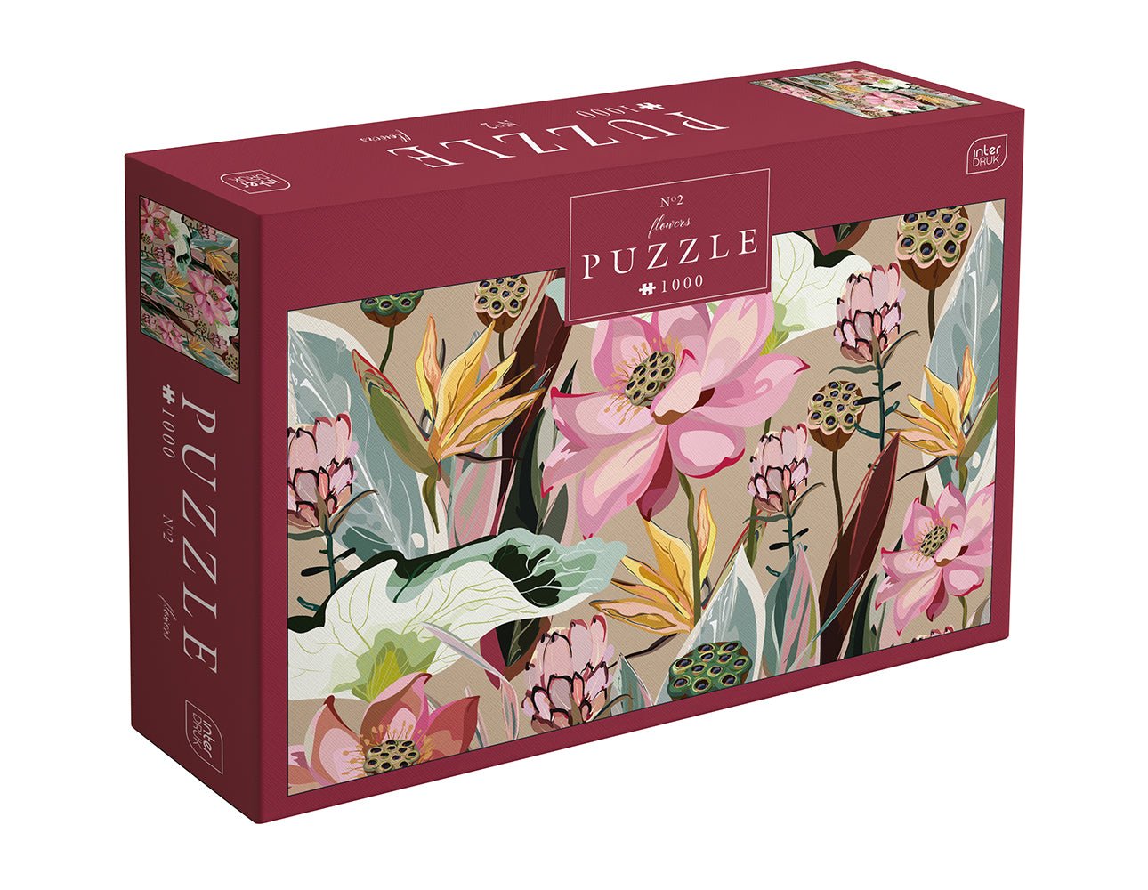 Virágok 2 Interdruk 1000 darabos kirakó puzzle (ID-PUZ1000FLO2) - puzzlegarden