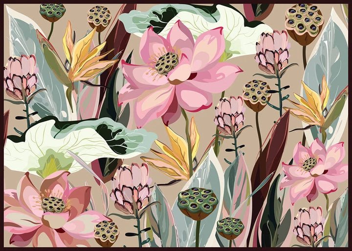 Virágok 2 Interdruk 1000 darabos kirakó puzzle (ID-PUZ1000FLO2) - puzzlegarden