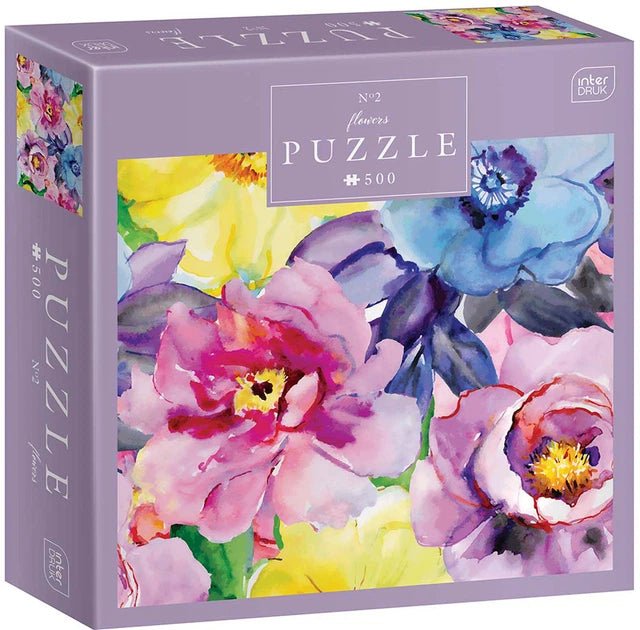 Virágok 2 Interdruk 500 darabos kirakó puzzle (ID-PUZ500FLO2) - puzzlegarden