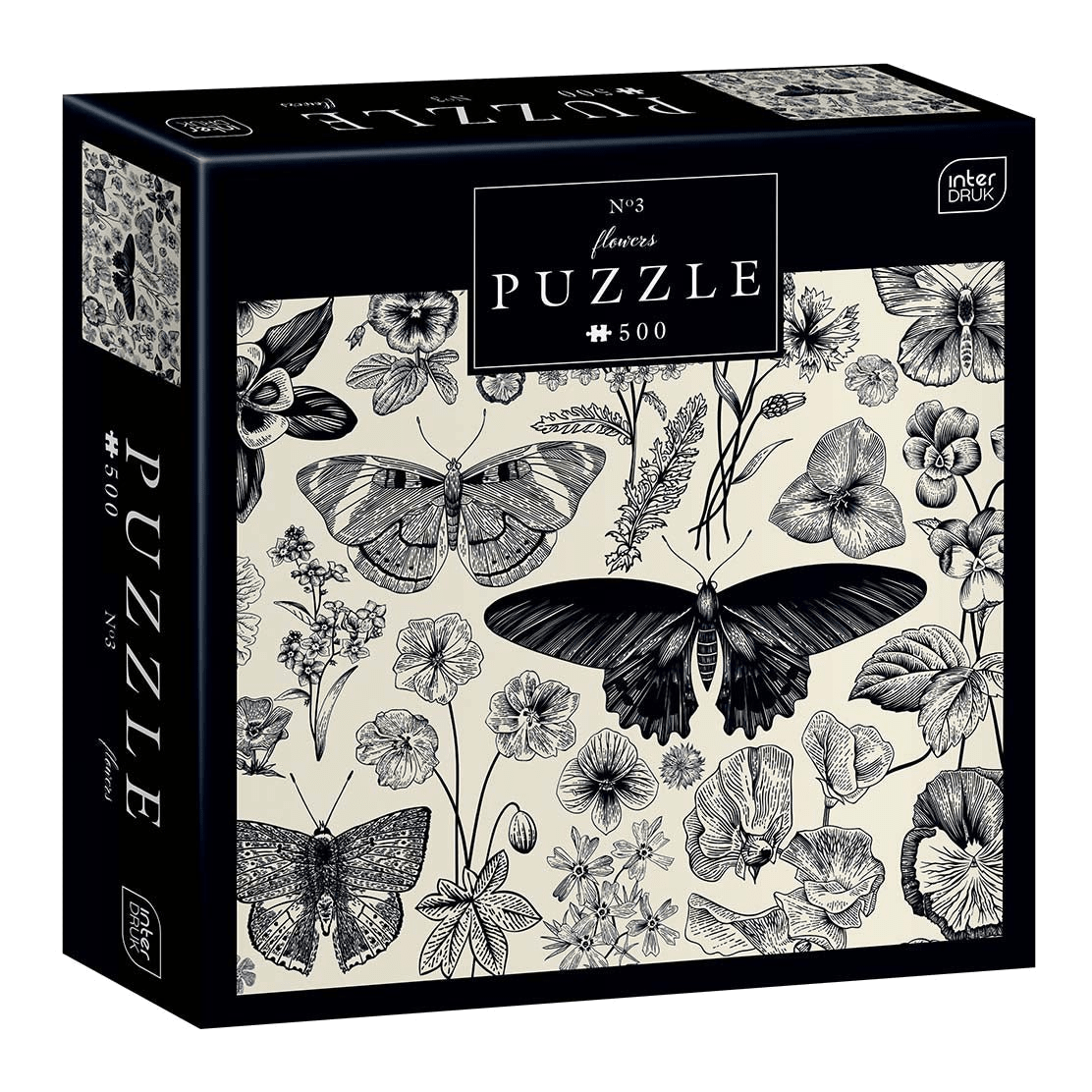 Virágok 3 Interdruk 500 darabos kirakó puzzle (ID-5902277326041) - puzzlegarden