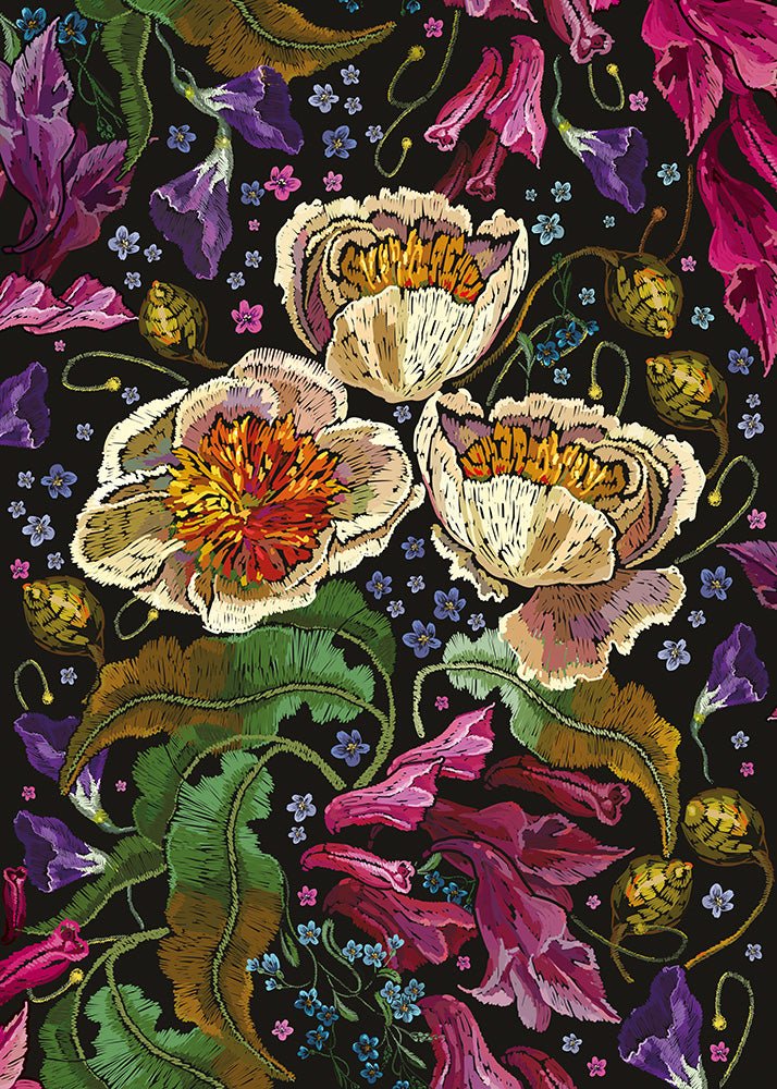 Virágok 4 Interdruk 1000 darabos kirakó puzzle (ID-PUZ1000FLO4) - puzzlegarden