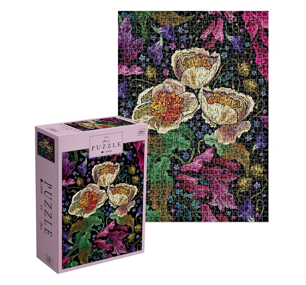 Virágok 4 Interdruk 1000 darabos kirakó puzzle (ID-PUZ1000FLO4) - puzzlegarden