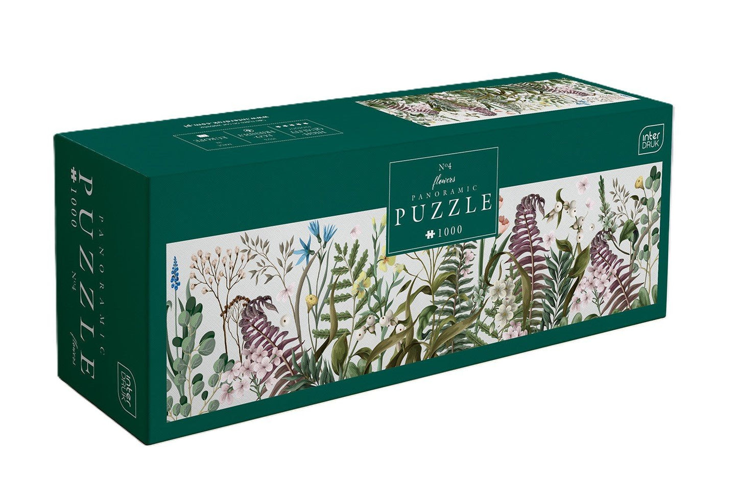 Virágok 4 - panoráma Interdruk 1000 darabos kirakó puzzle (ID-PUZPA1000FLO4) - puzzlegarden