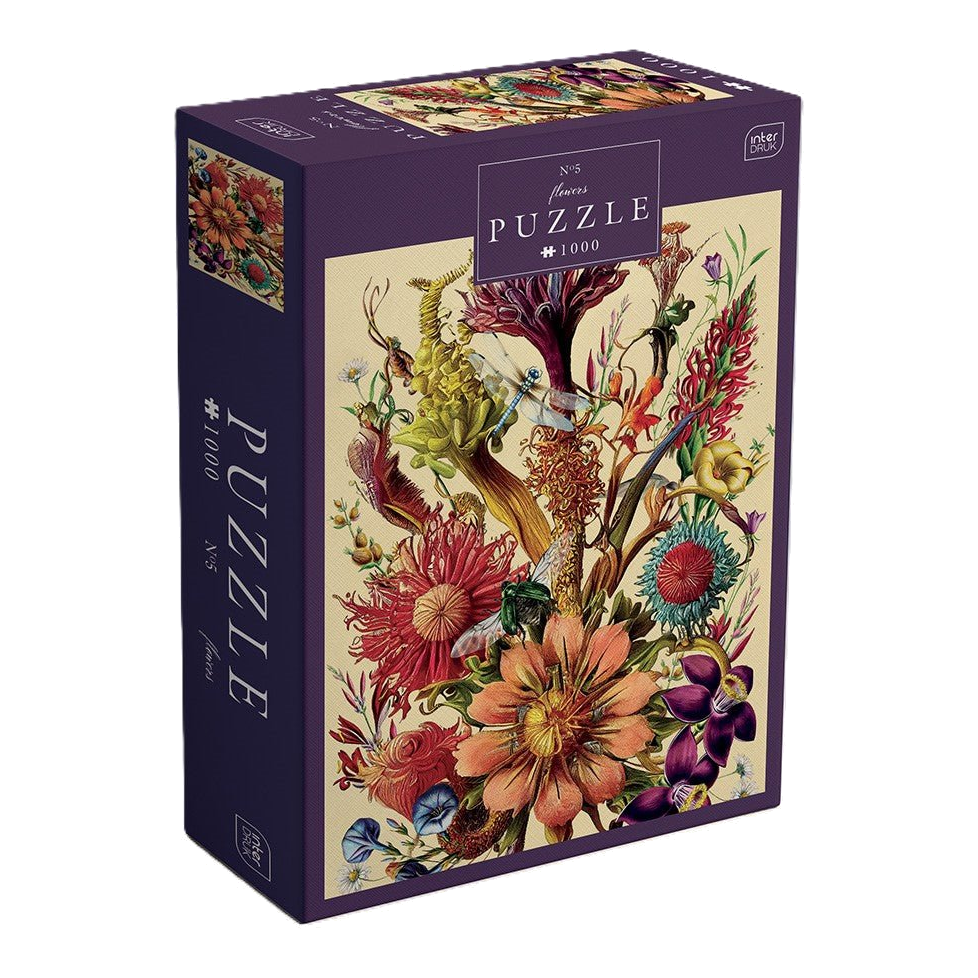 Virágok 5 Interdruk 1000 darabos kirakó puzzle (ID-5902277370044) - puzzlegarden